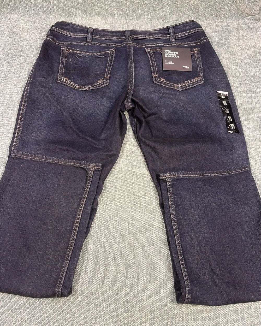 NWT Silver Jeans Co. Suki Curvy Fit Mid Rise Slim Boot Jeans SZ20W L33 - Picture 6 of 8
